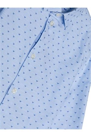 llight-blu cotton shirt EMPORIO ARMANI KIDS | 3D4C094N8AZF742